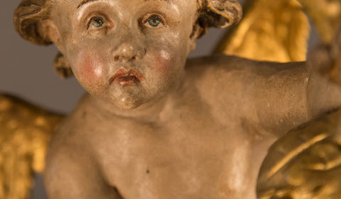 Dettaglio coppia di putti