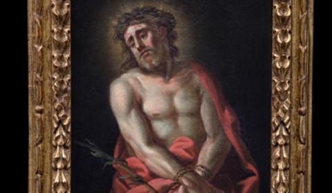 Ecce homo di Zugno con cornice